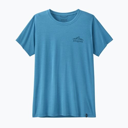 Dámské tričko Patagonia Capilene Cool Daily - Cloud Crag shore blue/light shore blue x-dye