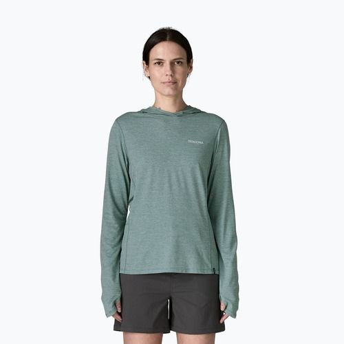 Dámská mikina Patagonia Capilene Cool Sun Hoody nouveau green/blue sage x-dye