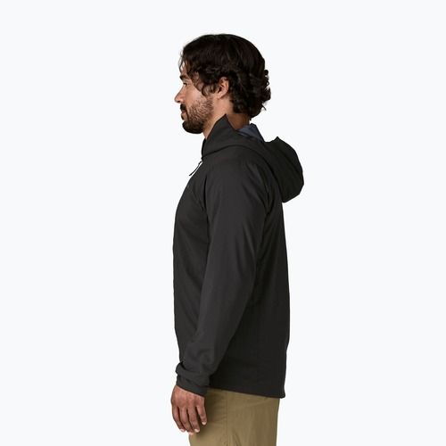 Pánská hybridní bunda Patagonia Nano-Air Ultralight Full-Zip Hoody černá