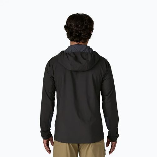 Pánská hybridní bunda Patagonia Nano-Air Ultralight Full-Zip Hoody černá