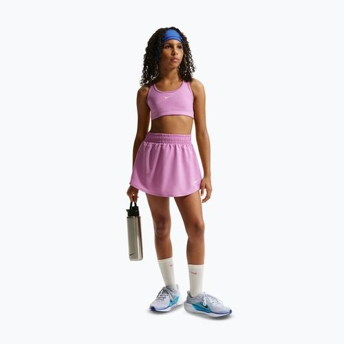 Dětská sportovní podprsenka Nike Swoosh light magenta/white