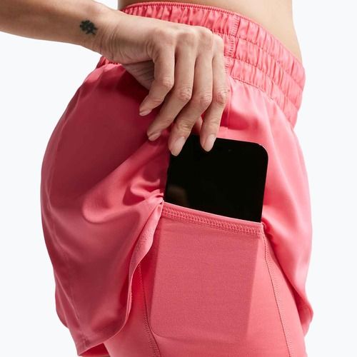 Dámské běžecké šortky Nike One Dri-FIT 2IN1 sea coral/white