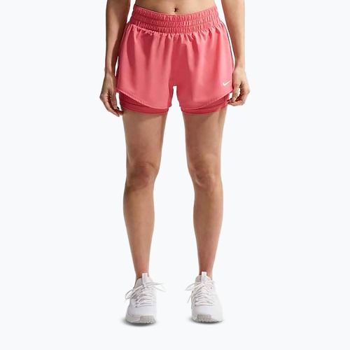 Dámské běžecké šortky Nike One Dri-FIT 2IN1 sea coral/white