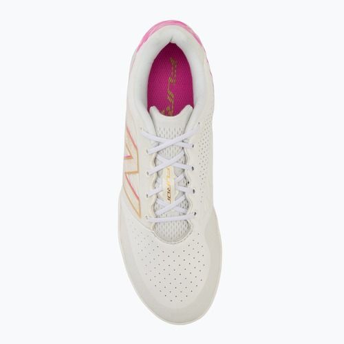 Kopačky New Balance Furon Pro V8 IN pink heat/sea salt/gold metallic