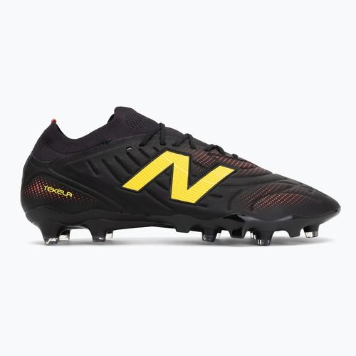 Kopačky New Balance Tekela Pro Low V5 FG black 100/punch yellow/fire cracker