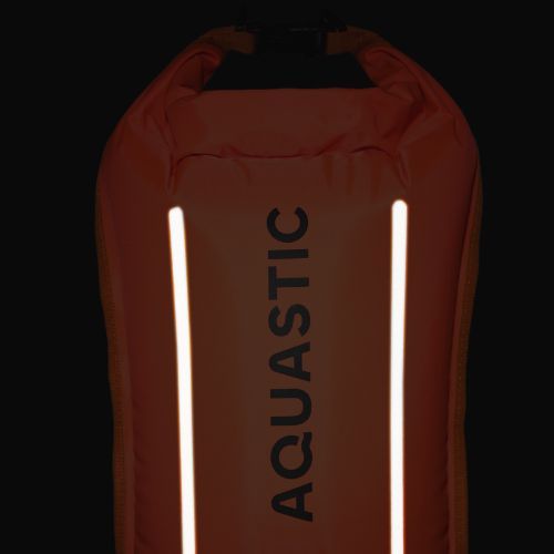 Záchranný plovák na plavání s kapsou AQUASTIC double-chamber orange