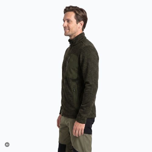 Bluza polarowa męska KADVA Wanderleaf zielony