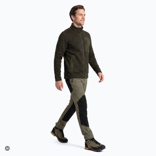 Bluza polarowa męska KADVA Wanderleaf zielony
