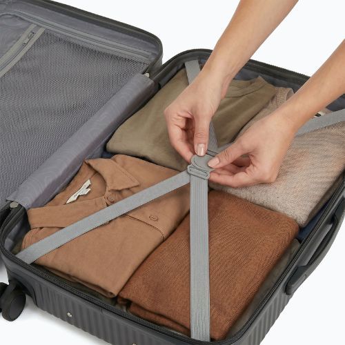 Střední cestovní kufr KADVA Palero 64 l šedý