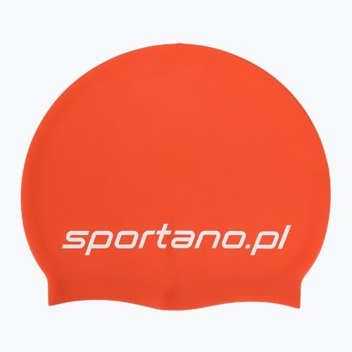 Plavecká čepice SPORTANO silicone orange