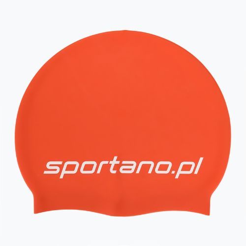 Plavecká čepice SPORTANO silicone orange