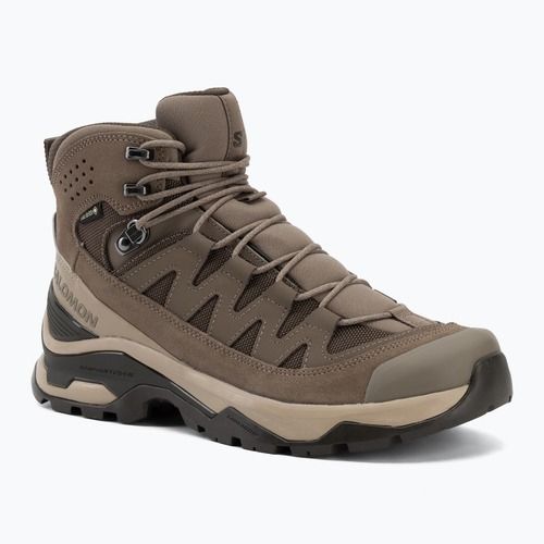 Pánské trekové boty Salomon Quest Echo GTX walnut/dsrtan/blko