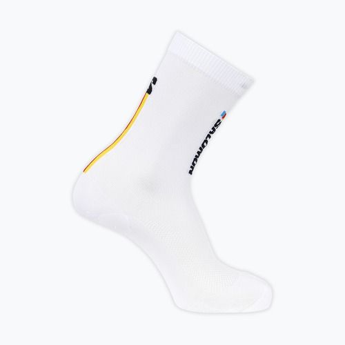 Ponožky Salomon Pulse Race Flag Crew white