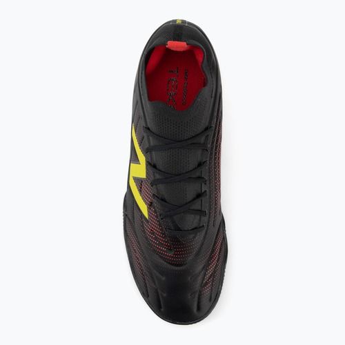 Kopačky New Balance Tekela Team Low V5 IN black 100/punch yellow/fire cracker