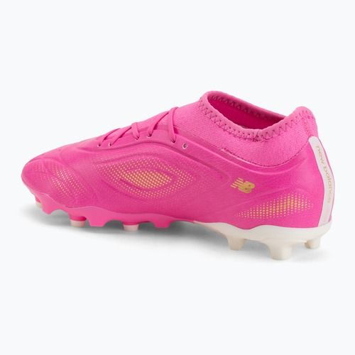 Dětské kopačky New Balance Tekela Team V5 pink heat/metallic gold/pink satin
