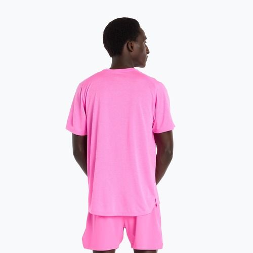 Pánské tričko New Balance Athletics Run pink heat heather