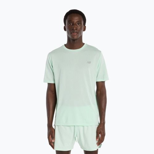 Pánské tričko New Balance Athletics Run cosmic jade heather