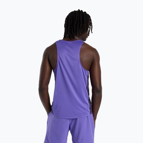 Pánské běžecké tričko New Balance Viz-Tech Singlet electric purple