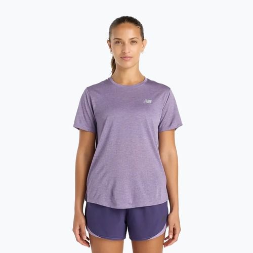 Dámské tričko New Balance Athletics candied violet heather