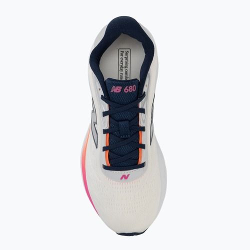 Dámské běžecké boty New Balance Fresh Foam 680's V9 sea salt/tangerine heat/pink heat