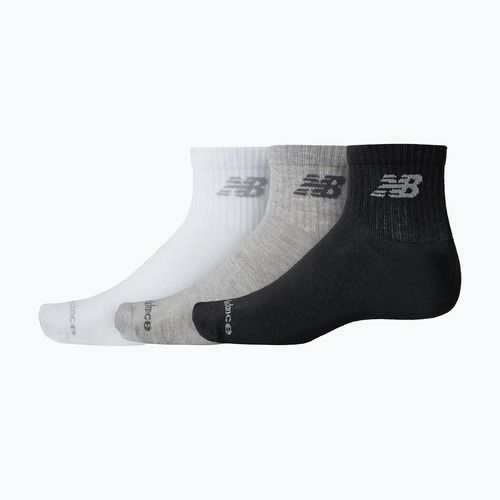Ponožky New Balance Performance Basic Ankle 3 pairs white/silver metallic