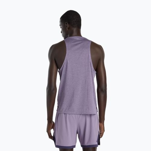 Pánské tričko New Balance Singlet Athletics candied violet heather