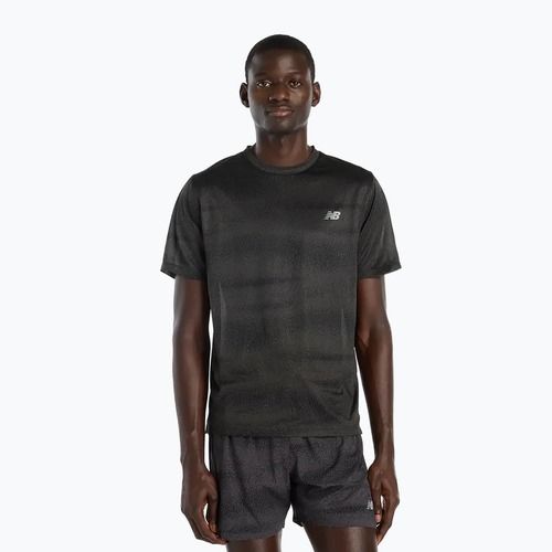 Pánské tričko New Balance Athletics Printed black/grey