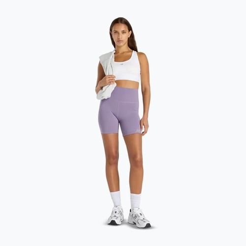 Dámské šortky New Balance Harmony High Rise candied violet