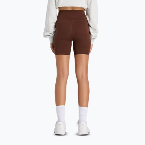 Dámské šortky New Balance Harmony High Rise pumpernickel