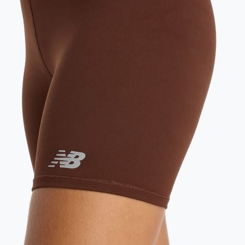Dámské šortky New Balance Harmony High Rise pumpernickel