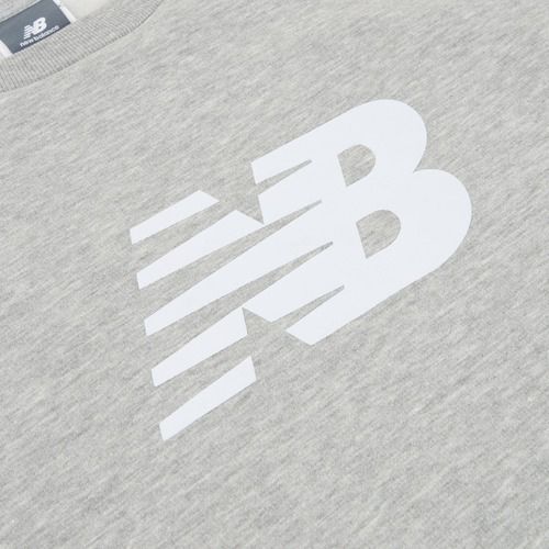 Pánská mikina New Balance Sport Core Brushed Crew reflection/white/light arctic grey