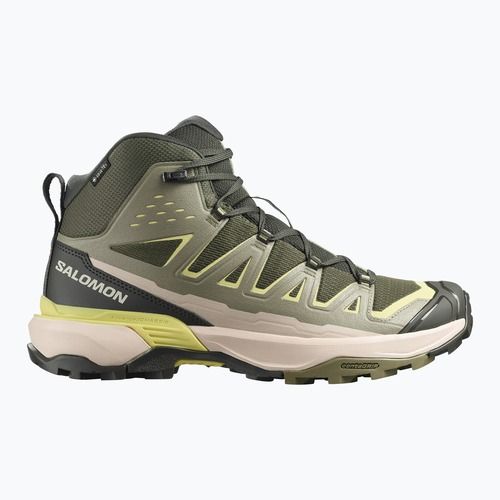 Pánské trekové boty Salomon X Ultra 360 Edge Mid GTX olive night/aloe