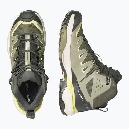 Pánské trekové boty Salomon X Ultra 360 Edge Mid GTX olive night/aloe