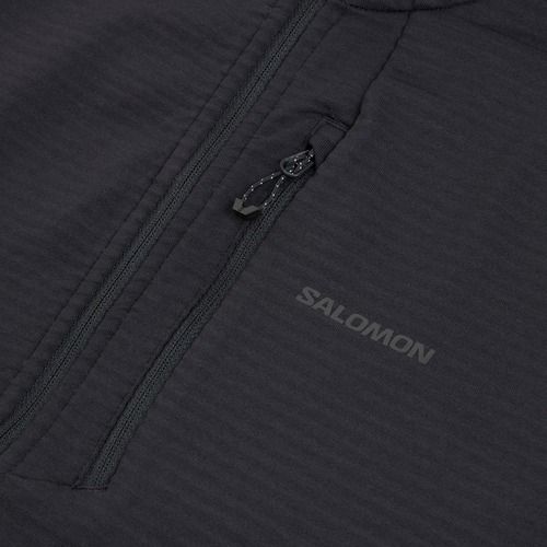 Dámská fleecová mikina Salomon Lightwarm Full Zip deep black