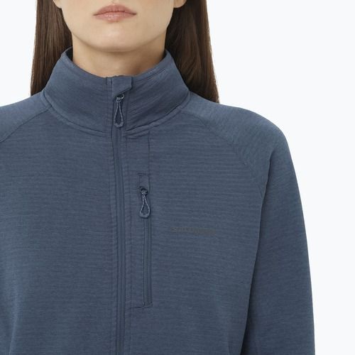 Dámská fleecová mikina Salomon Lightwarm Full Zip blue nights