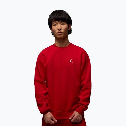 Pánská mikina  Jordan Brooklyn Fleece Crew gym red/white