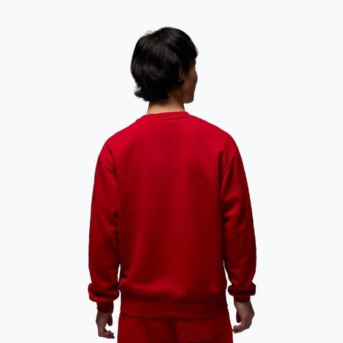 Pánská mikina  Jordan Brooklyn Fleece Crew gym red/white