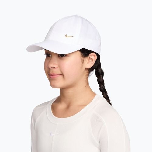 Dětská kšiltovka Nike Dri-FIT Club white/flt gold