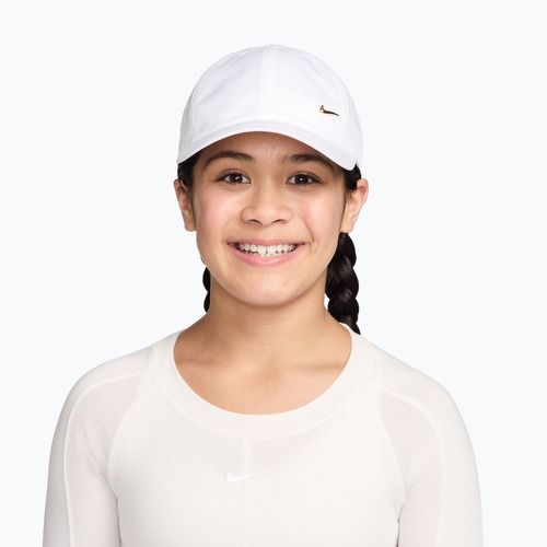 Dětská kšiltovka Nike Dri-FIT Club white/flt gold