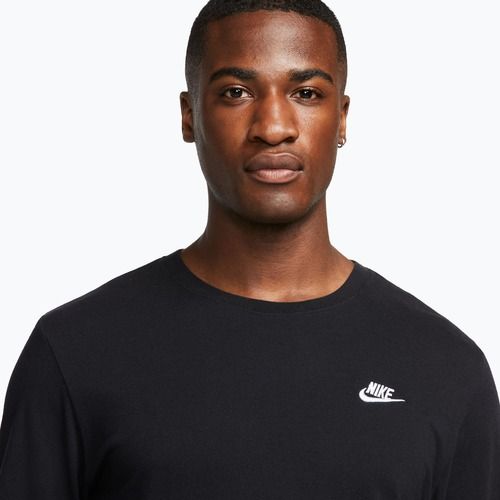 Pánské tričko Longsleeve Nike Sportswear Club black/white