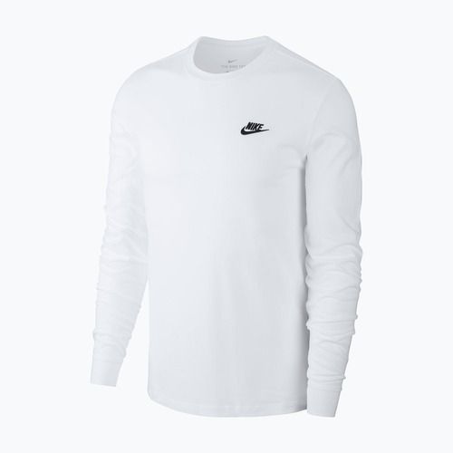 Pánské tričko Longsleeve Nike Sportswear Club white/black