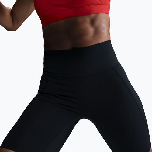Dámské tréninkové šortky Nike Universa High Waisted Biker 8" black/anthracite/dark smoke grey