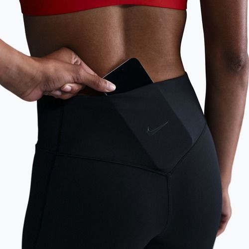 Dámské tréninkové šortky Nike Universa High Waisted Biker 8" black/anthracite/dark smoke grey