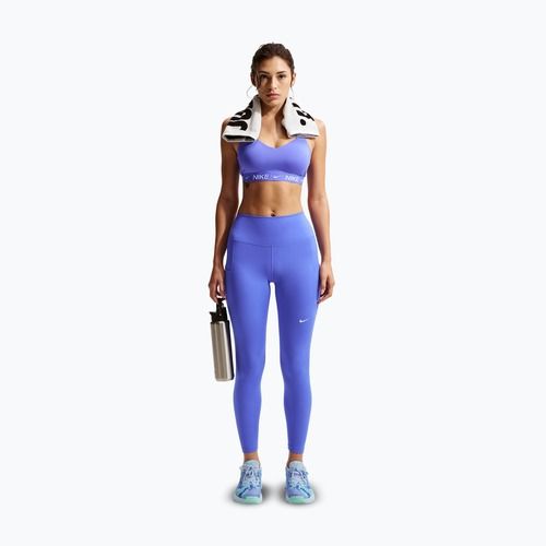 Dámské tréninkové legíny Nike One High-Waisted 7/8 sapphire/white