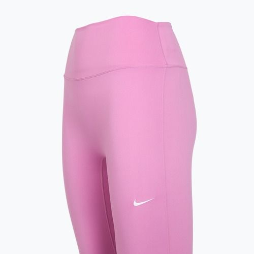 Dámské tréninkové legíny Nike One High-Waisted 7/8 light magenta/white
