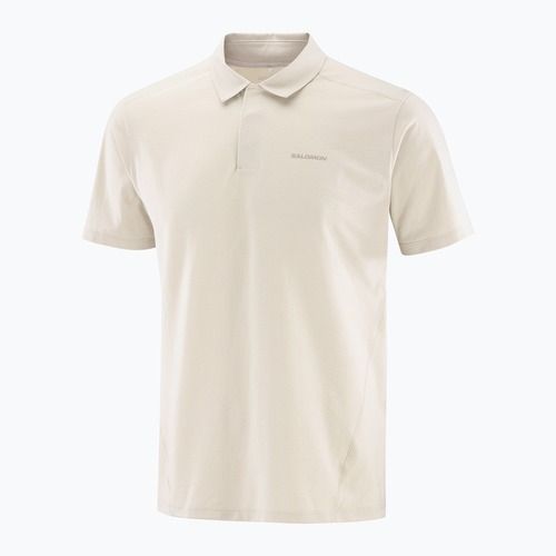 Pánské polo tričko Salomon Trackline Polo silver cloud