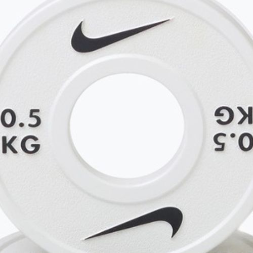 Olympijské kotouče Nike Strength Change Plates 2 x 0,5 kg white/black