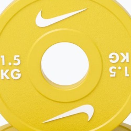Olympijské kotouče Nike Strength Change Plates 2 x 1,5 kg yellow/white