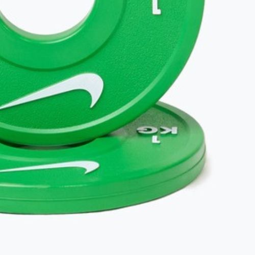 Olympijské kotouče Nike Strength Change Plates 2 x 1 kg green/white