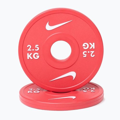Olympijské kotouče Nike Strength Change Plates 2 x 2,5 kg red/white